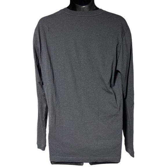 Son of a Tailor Long Sleeve Charcoal Gray Supima Cotton Shirt Men's XL - Picture 3 of 8